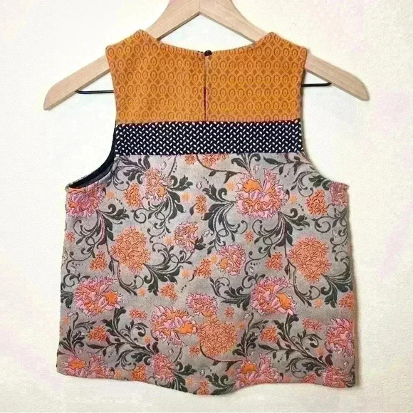 Meadow Rue by Anthropologie Poppy Jacquard Tank Size XS - Picture 6 of 14